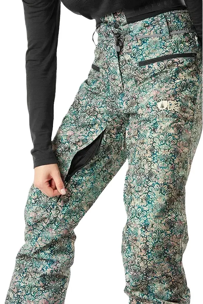 Штаны Picture Organic Treva Printed W 2024 Black/Blue L (1012-WPT107A-L) - фото 6