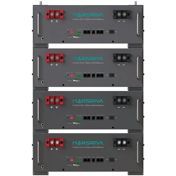 Акумуляторна батарея Marsriva LiFePO4, 51.2V/100Ah, 5.22KWH RT, монтаж в стійку (MR-LFP5.12-LRT)