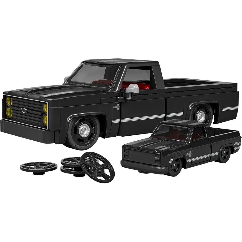 Машинка-конструктор Mattel Brick Shop Chevy '83 Silverado серії Speed (JKG42) - фото 3