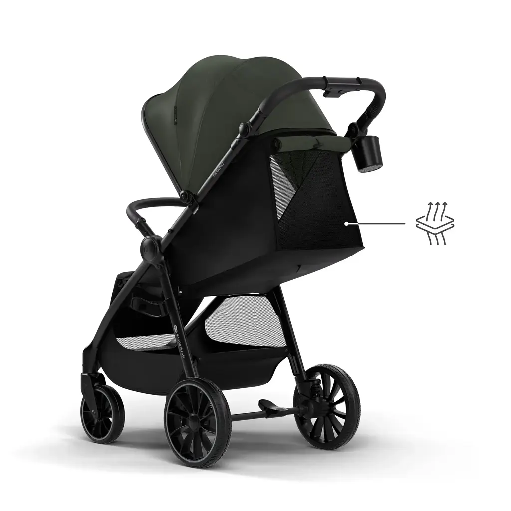 Прогулянкова коляска Kinderkraft Grande 2 Green (KSGRAN02GRE0000) - фото 4