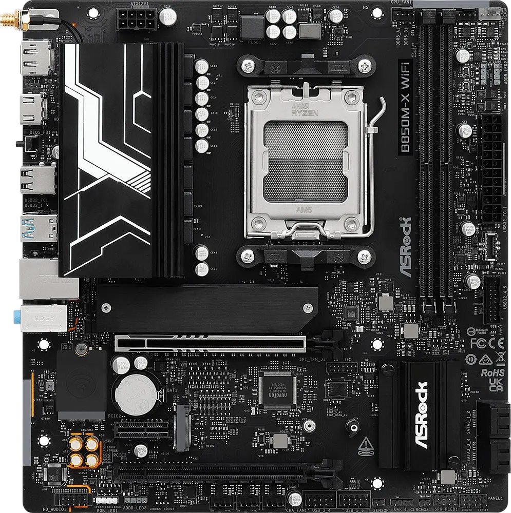 Материнська плата ASRock B850M-X WIFI R2.0 Socket AM5
