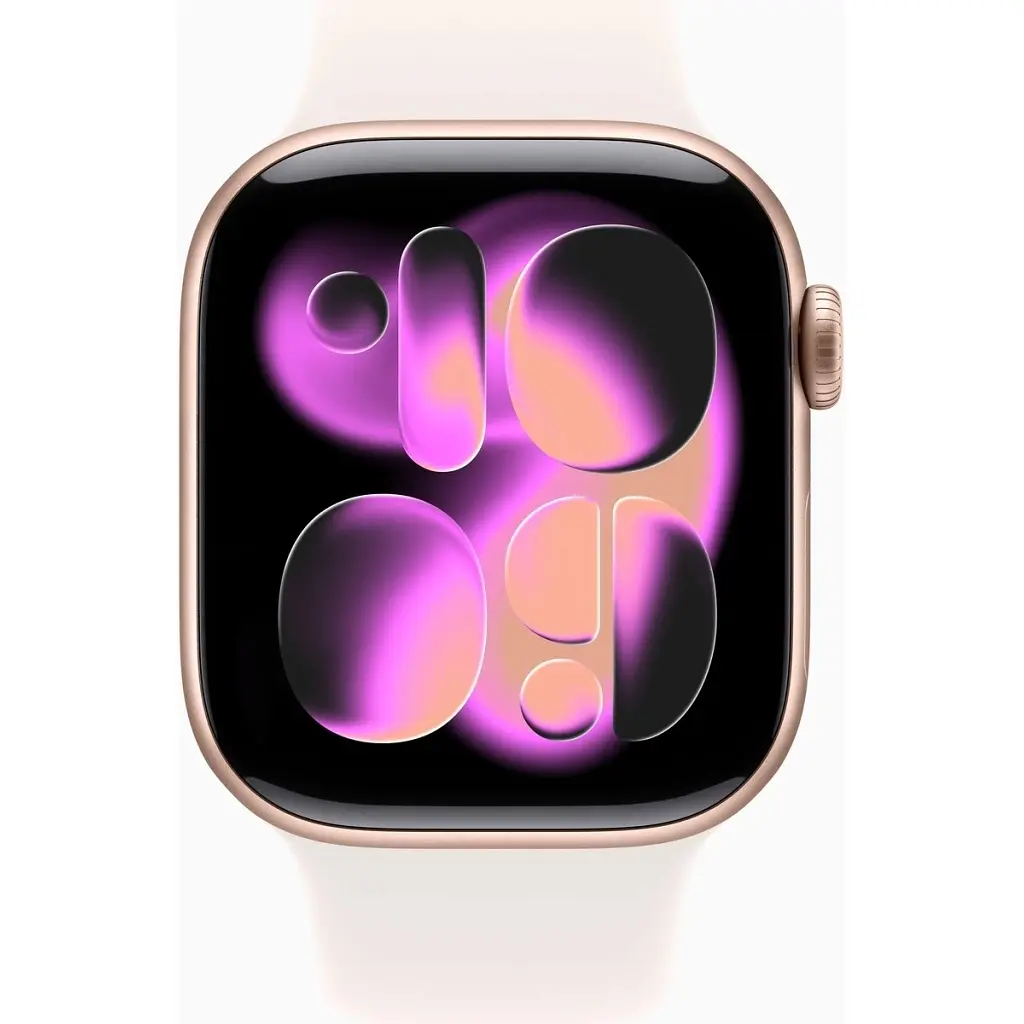 Смарт-годинник Apple Watch Series 11 GPS 42mm Rose Gold Aluminium Case with Light Blush Sport Band - S/M (MEU04RK/A) - фото 2