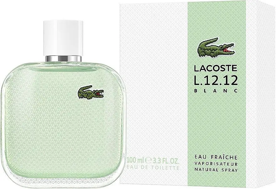 Туалетна вода Lacoste L.12.12 Blanc Eau Fraiche 100 мл - фото 2