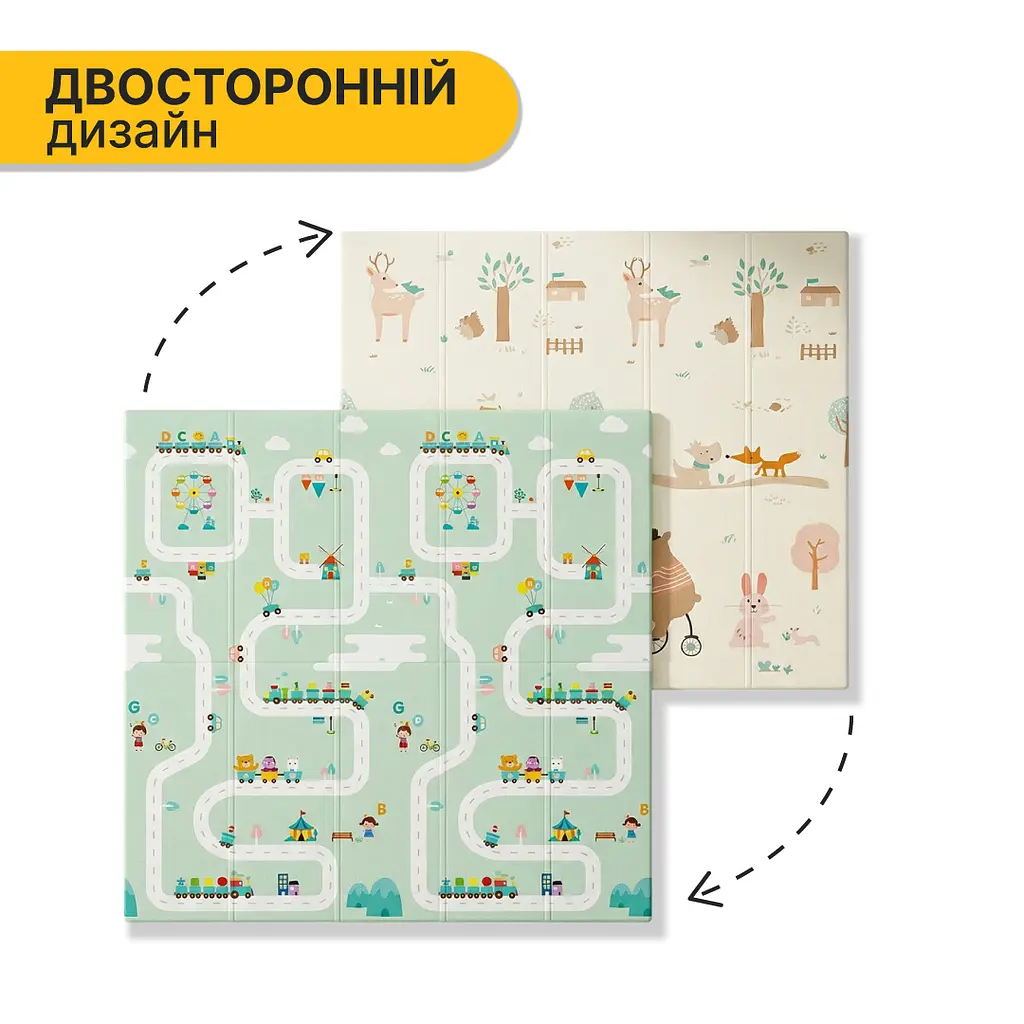 Дитячий ігровий килимок LEOBRO 150 x 200 x 1 см (LB-1028) - фото 3