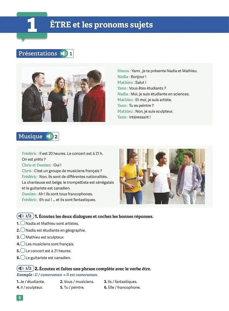 Grammaire en dialogues. Grand débutant (A1) - Livre + Audio en ligne - фото 4