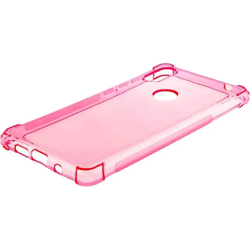 Чехол-накладка Toto Shockproof Crystal TPU Case Xiaomi Mix 2S Pink - фото 4