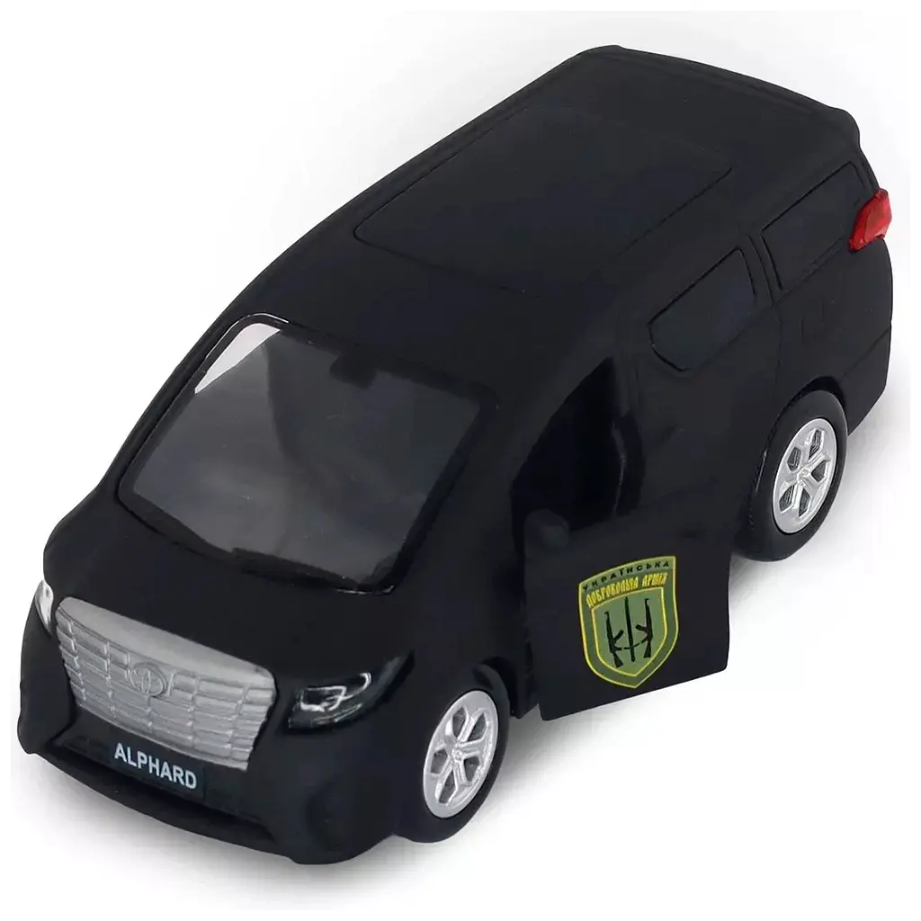 Масштабна модель автомобіля TechnoDrive серії Шеврони Героїв - Toyota Alphard - УДА (KM6011UD) - фото 2