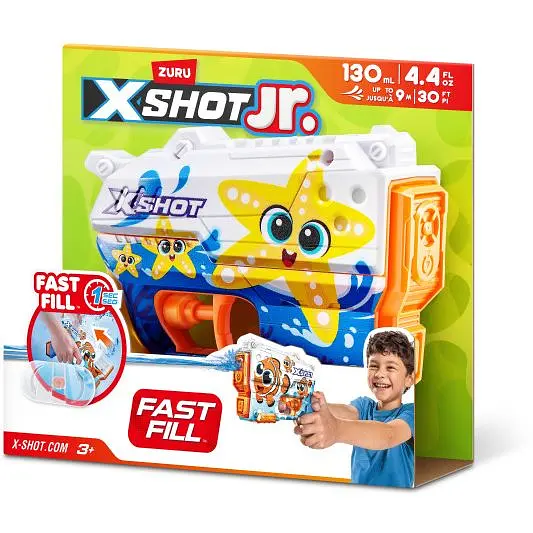 Водный бластер Zuru X-Shot Junior Fast-Fill Морская звезда (118143G) - фото 3