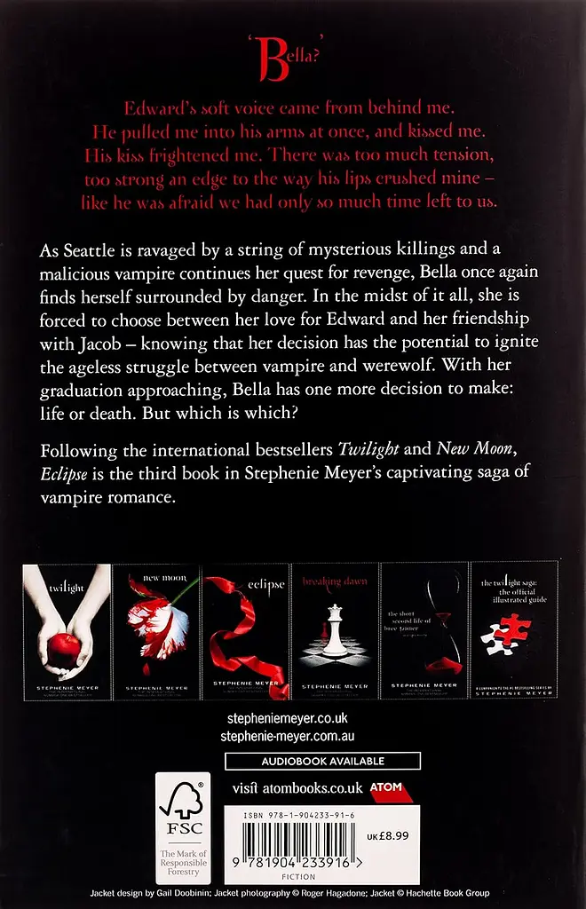 Eclipse - Стефани Майер - фото 2