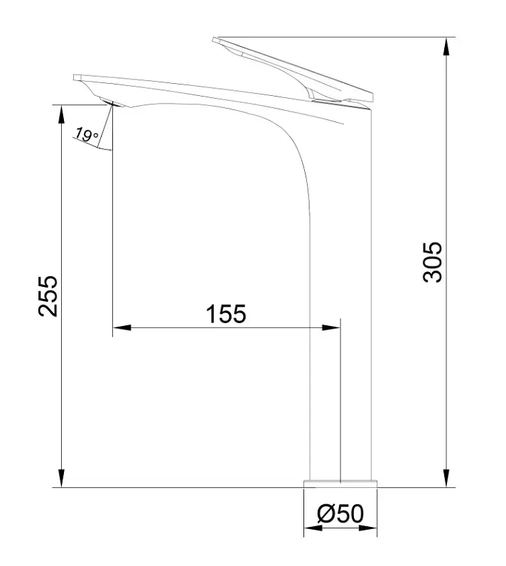 Смеситель для раковины Qtap Vlasta New QTVLA269CRM45652 - фото 2