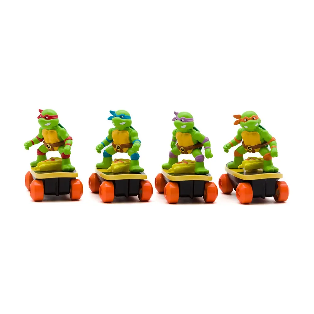 Игровой набор Funrise TMNT Ракушки-ниндзя классические Скейтбордист с лаунчером Леонардо (71040) - фото 2