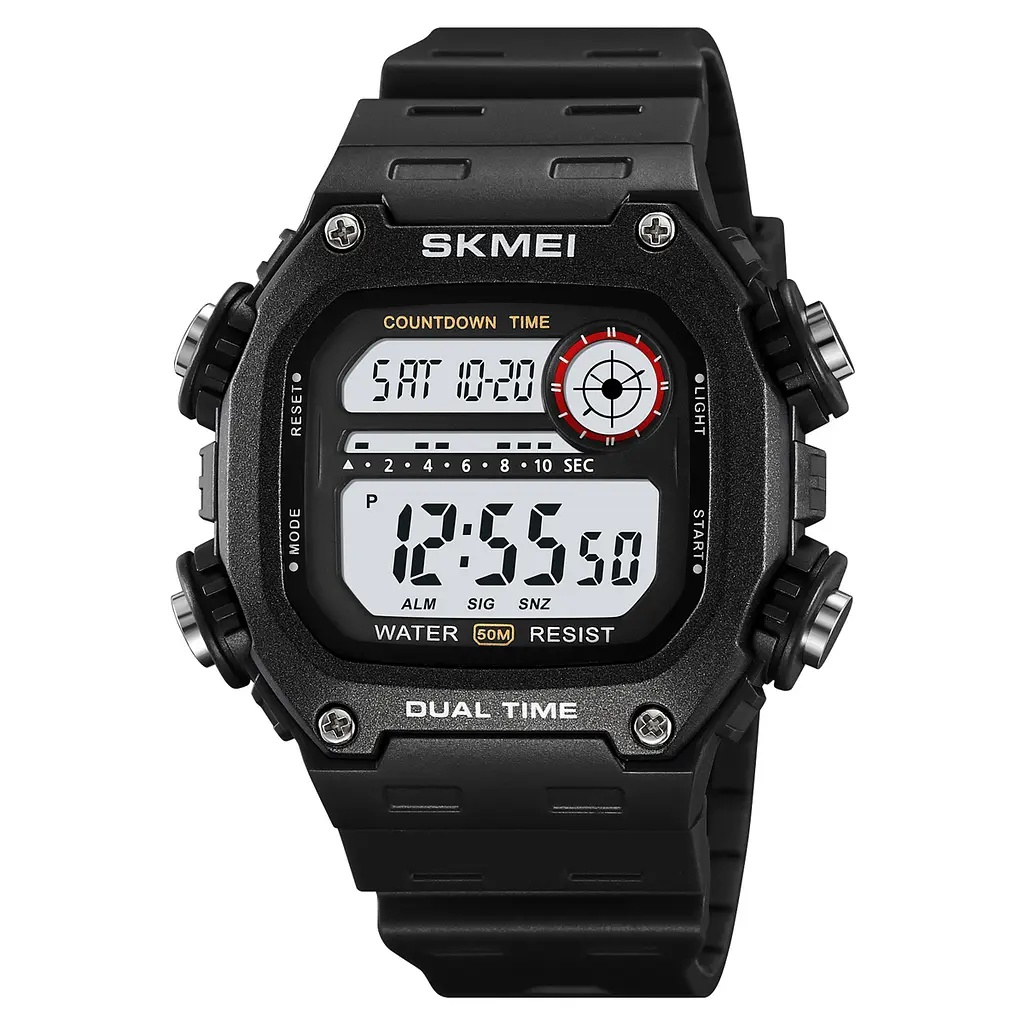 Чоловічий наручний годинник 2126BKWT Black-White Skmei acs0030250