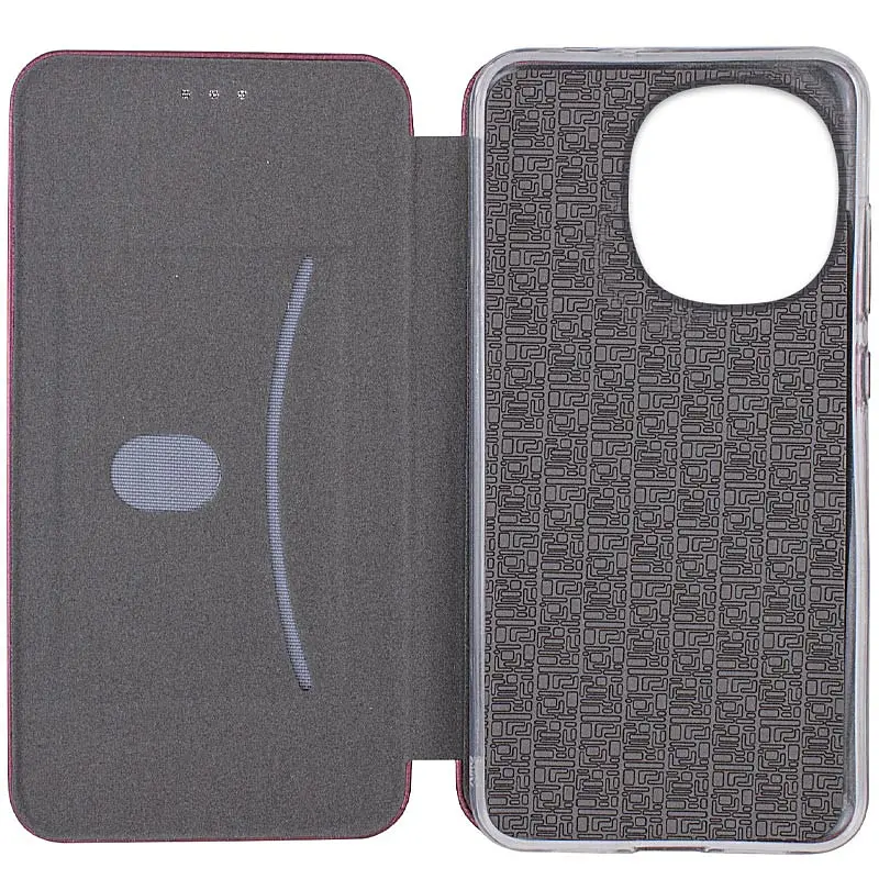 Шкіряний чохол-книжка Classy для TECNO Spark Go 1 (KL4) / Spark Go 2025 Бордовий - фото 3