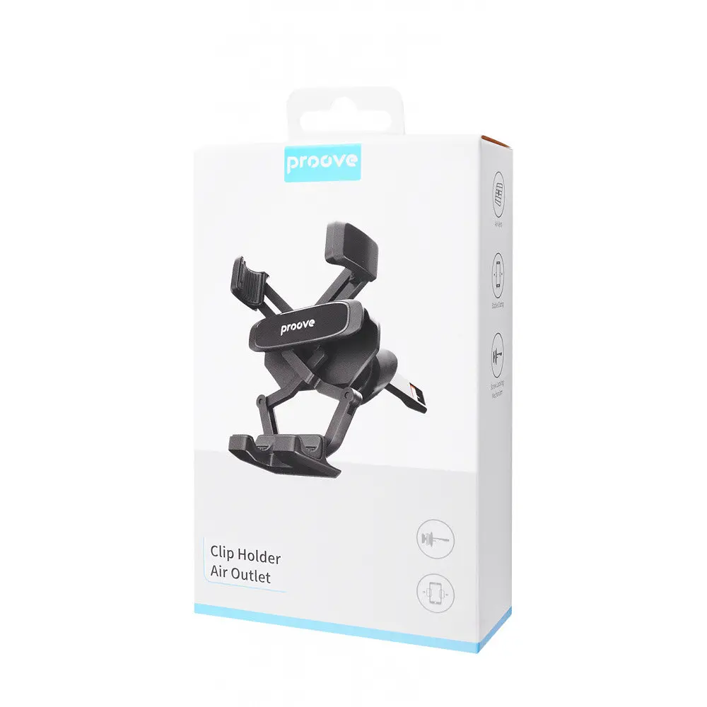 Держатель в машину Proove Clip Holder Air Outlet black (34913) - фото 2