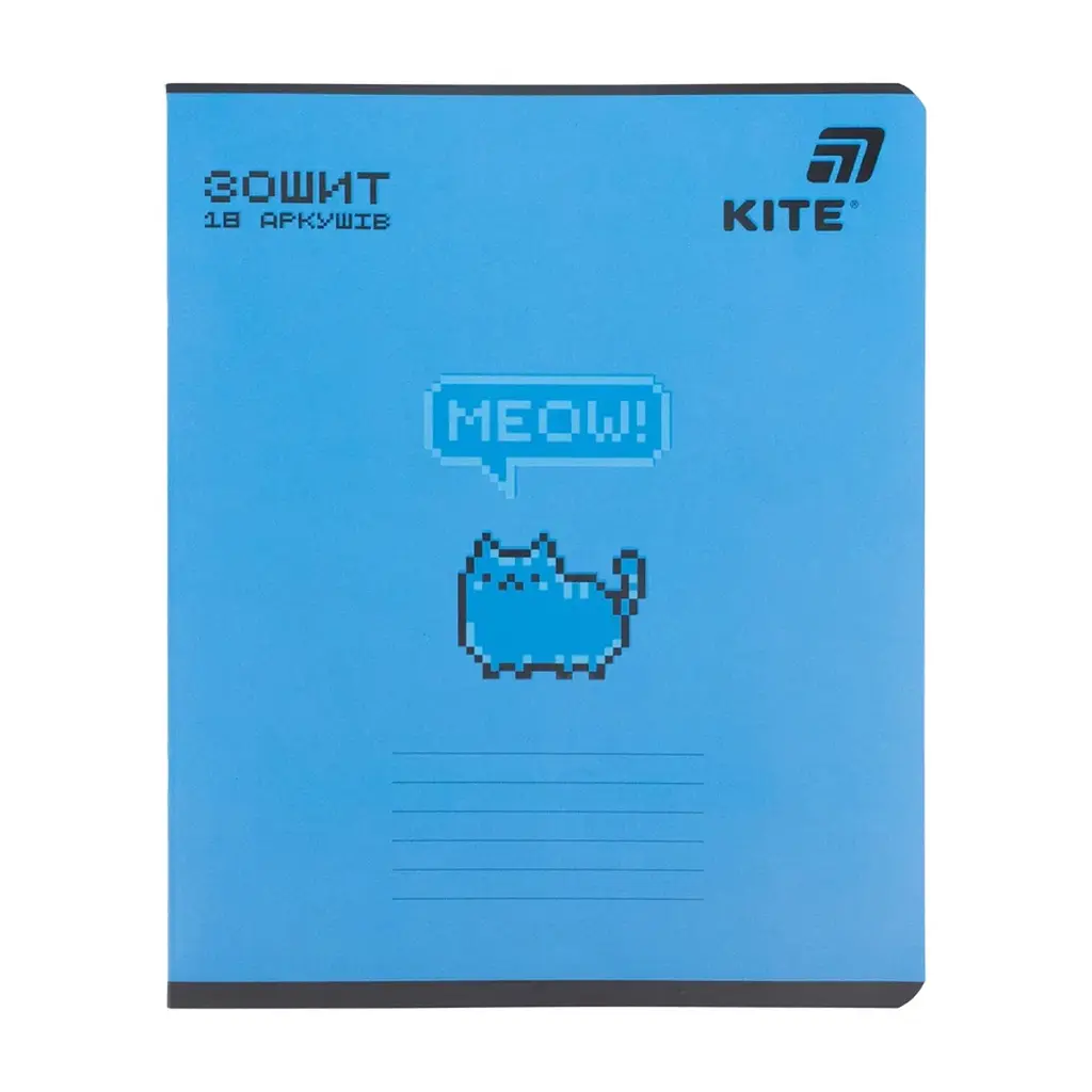 Зошит Kite One color, 18 аркушів, лінія (K26-237-1), в асортименті - фото 9