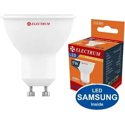 Лампочка Electrum MR-16 ELECTRUM 5W GU10 3000K (A-LR-0070) - фото 3