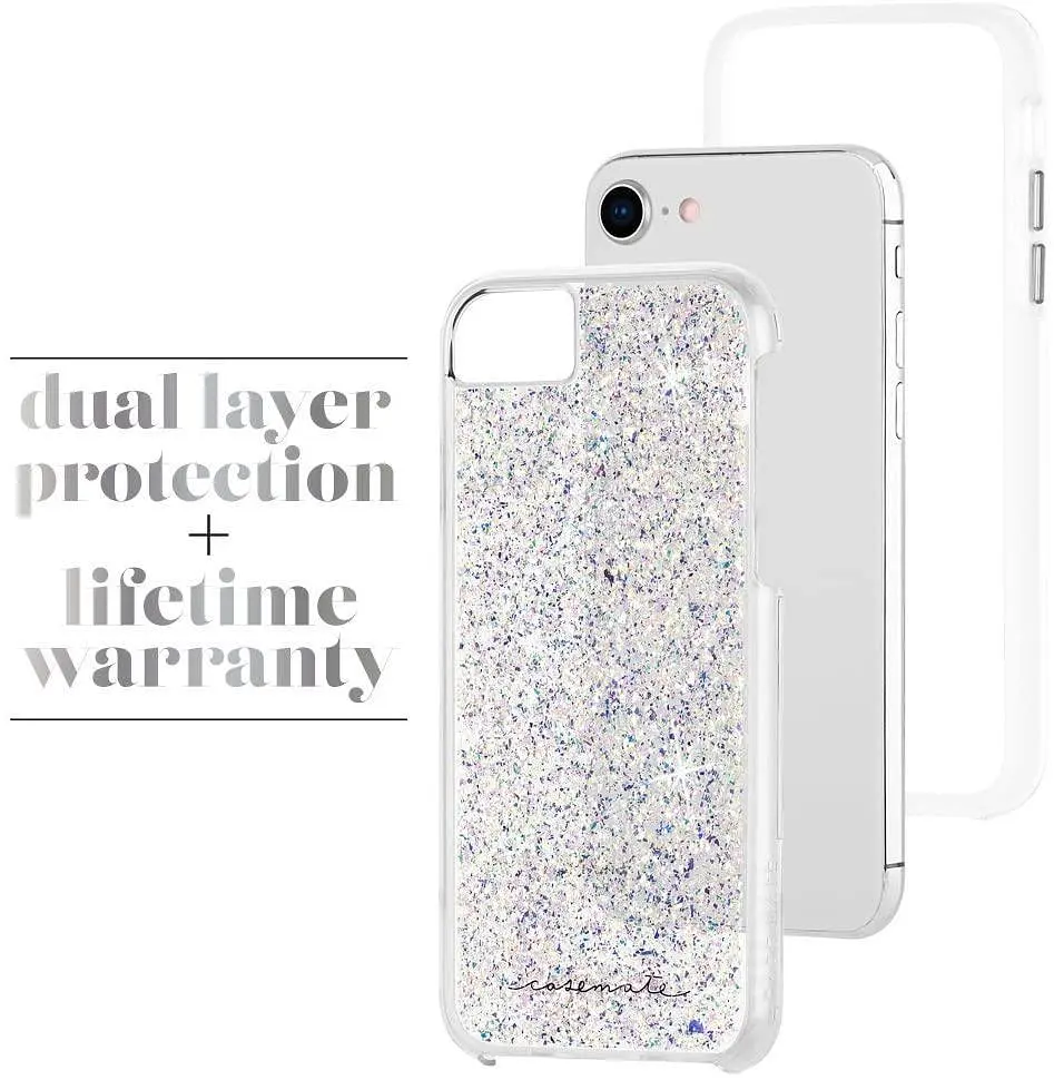 Протиударний чохол з блискітками Case-Mate Twinkle CM037228 для iPhone 6/6S/7/8/SE 2020 Stardust (Зоряний пил) - фото 4