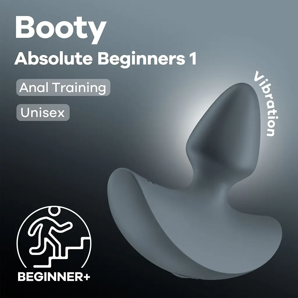 Анальна пробка Satisfyer Booty Absolute Beginners 1, 7.3 см (сірий) - фото 7