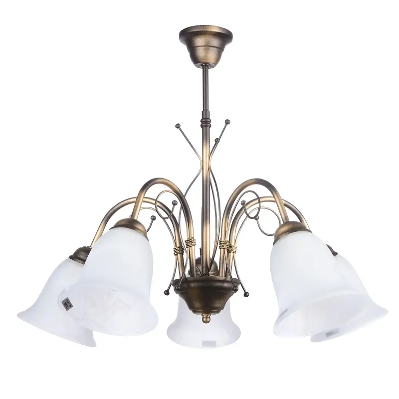 Люстра подвесная Brille флористика E27 60W BR (BKL-470S/5) - фото 5