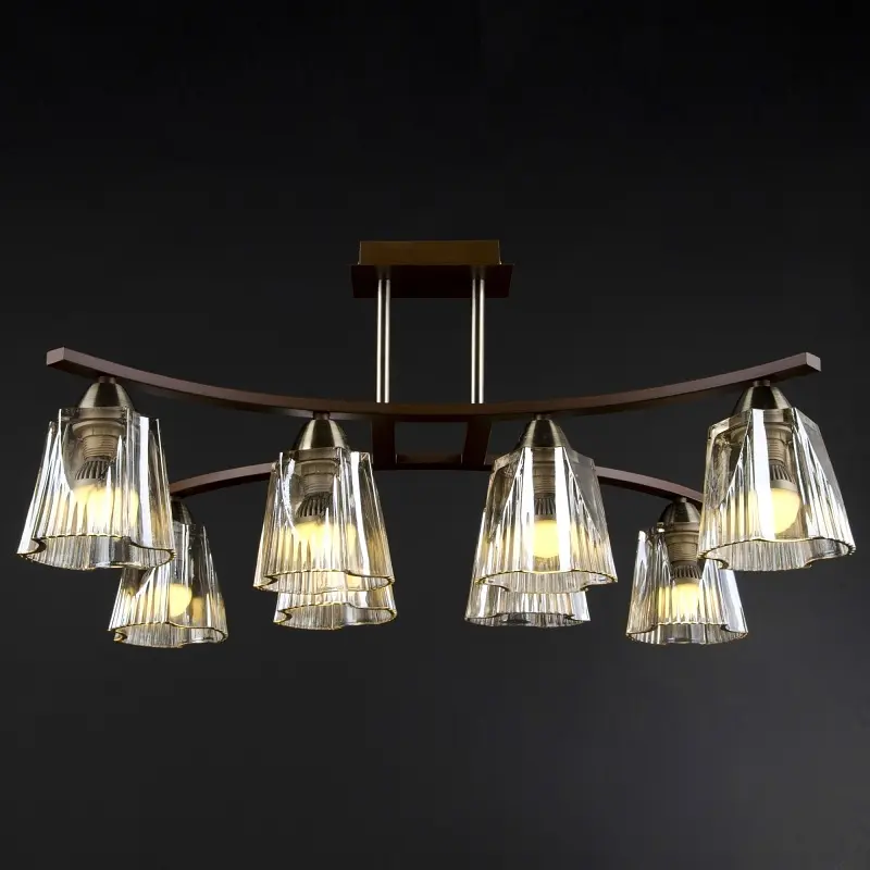 Люстра потолочная Brille E14 40W BR (LK-516C/8) - фото 5