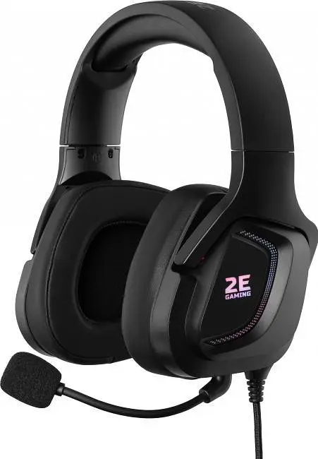 Навушники 2E HG340 RGB USB 7.1 чорні (2E-HG340BK-7.1)