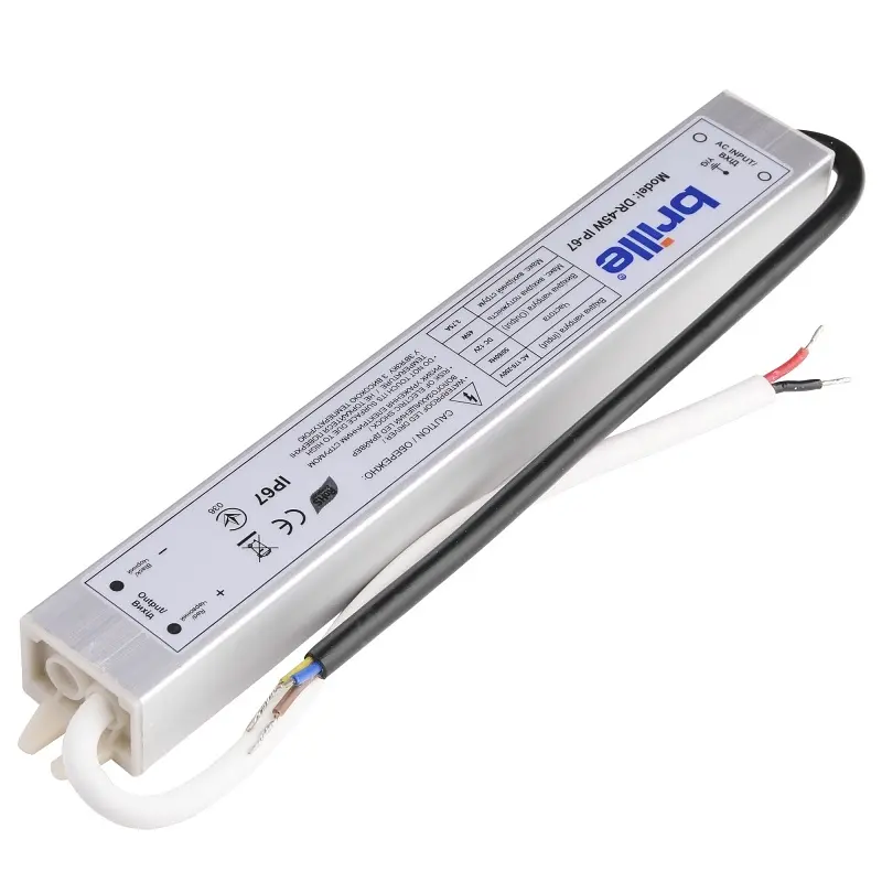 Блок питания Brille влагозащищенный LED dr-45W IP-67 AC 170-250V DC 12V - фото 3