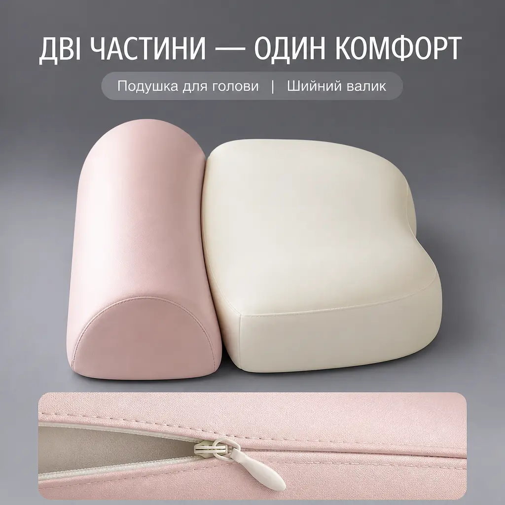 Ортопедична ергономічна подушка 2 в 1 Solve 50 x 35 x 11 см (KT8001218) - фото 8