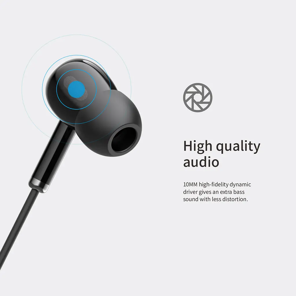 Вакуумні навушники з мікрофоном HAVIT HV-E306P Black HAVIT (29273-000) - фото 8