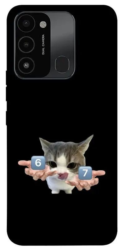 Чохол Demsky Six Seven cat для Tecno Spark Go 2022 (KG5m)