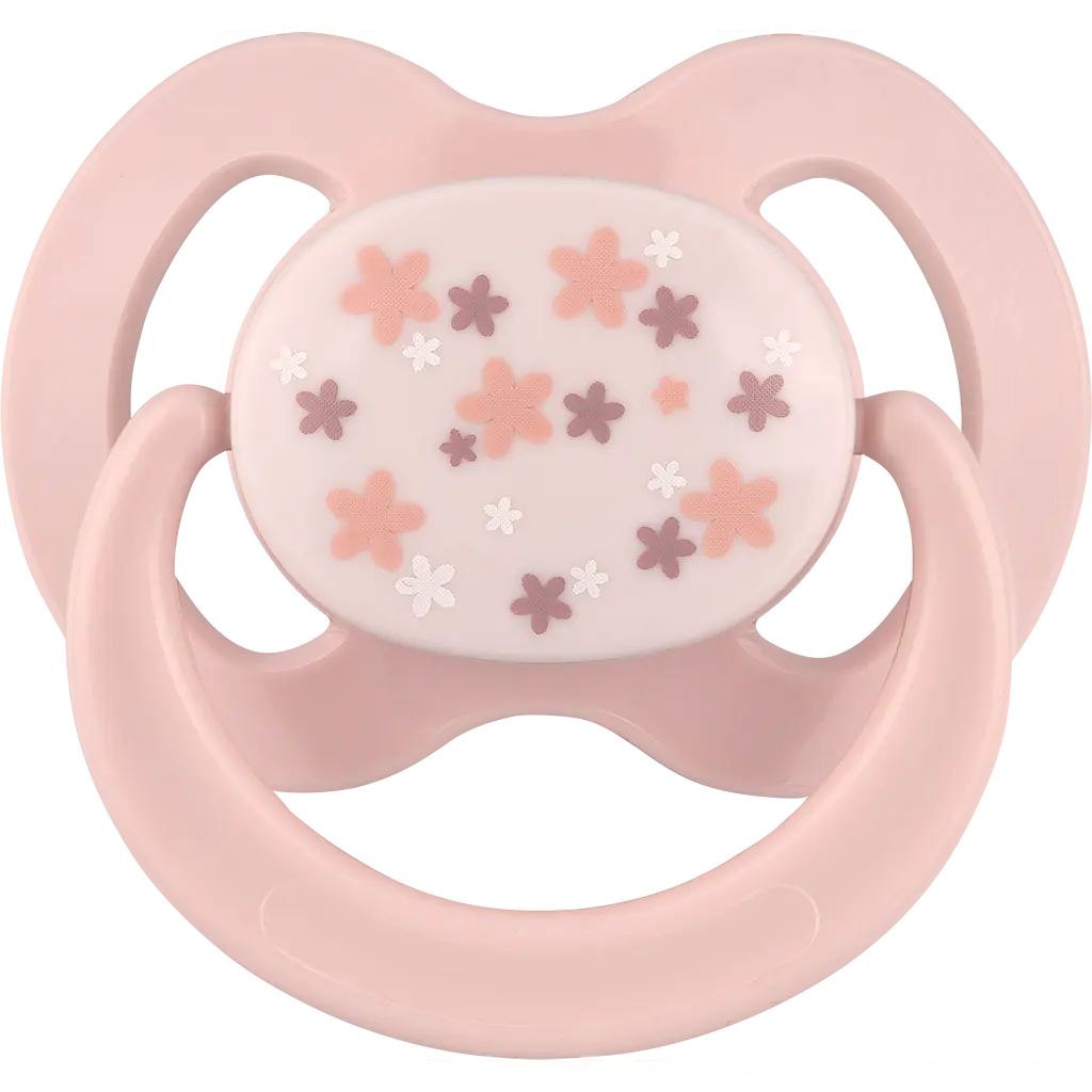 Пустышка плоская Baby-Nova с рисунком и кольцом силикон 2 шт. (3962313) - фото 2