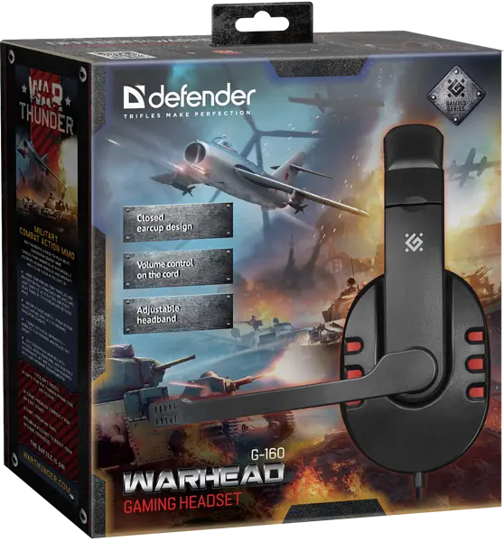 Гарнітура Defender Warhead G-160 Black (64113) - фото 3