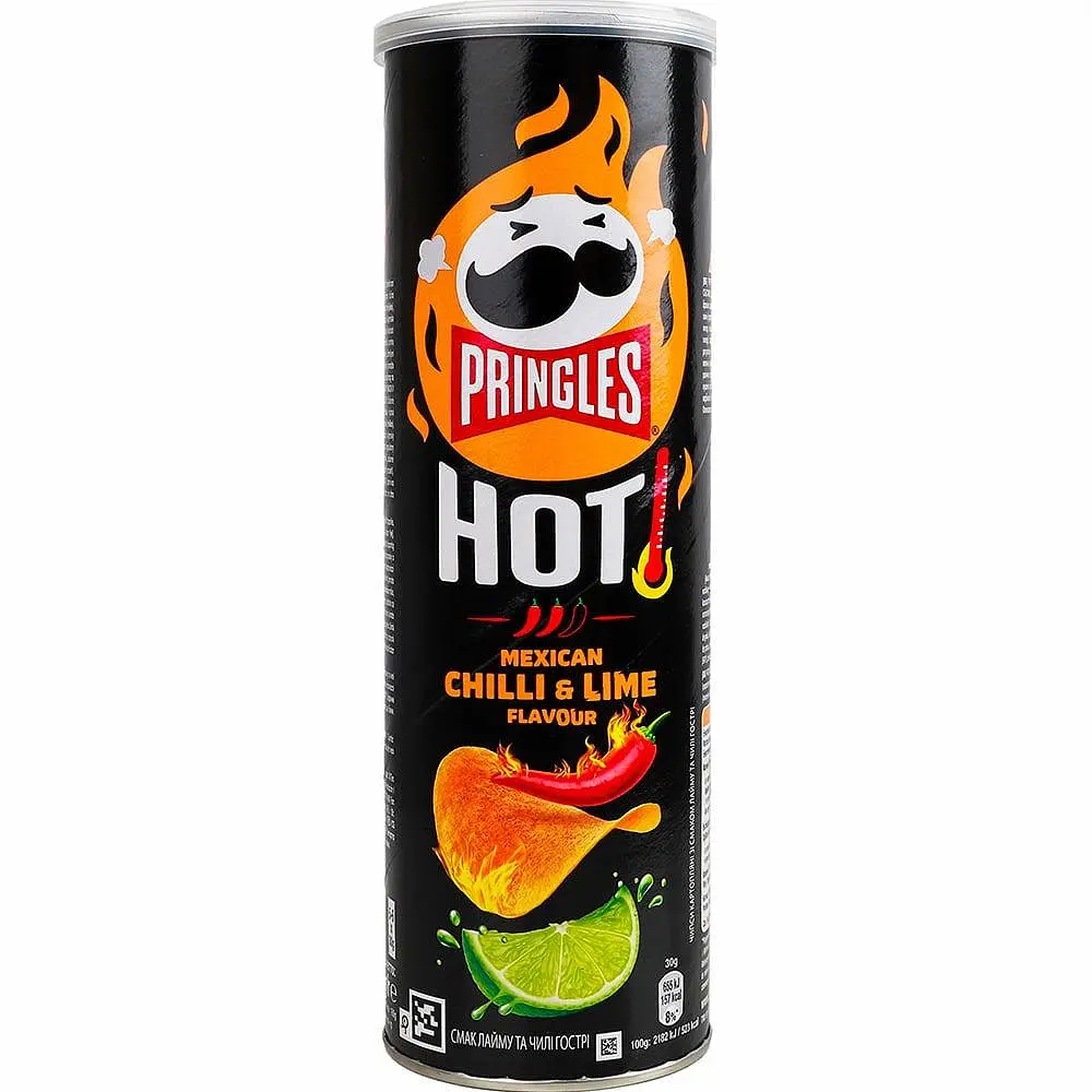 Чипси Pringles Hot Mexican Chili&Lime 160 г