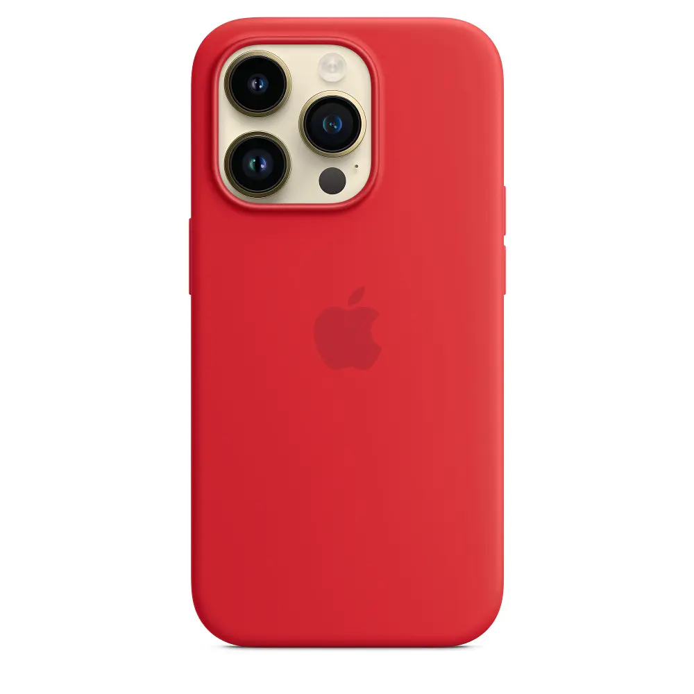 Чохол Silicone Case з MagSafe для Apple iPhone 14 Pro (Product Red) ААА [72711] - фото 5