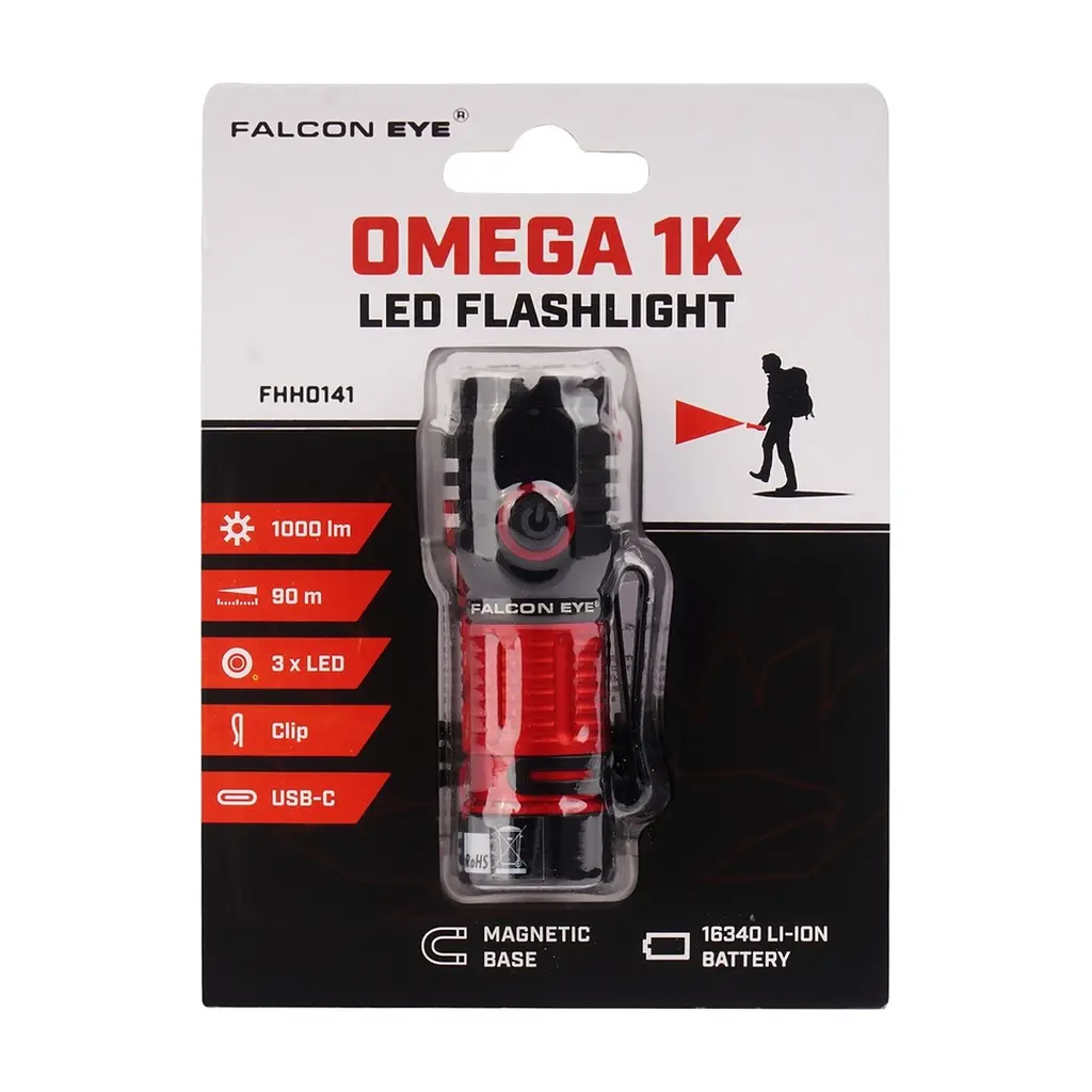 Ліхтар Falcon Eye тактичний Omega 1K (1000 Lm) Magnetic Rechargeable Type-C (FHH0141) (DAS303962) - фото 6