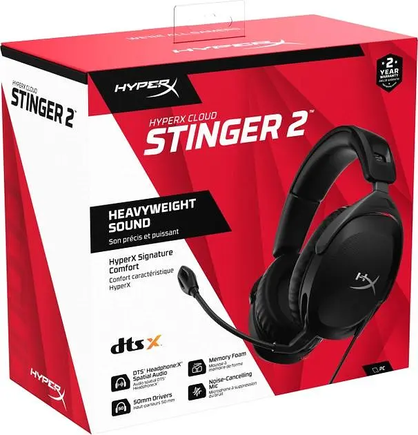 Ігрова гарнітура HyperX Cloud Stinger 2 Wired Black (519T1AA) - фото 6