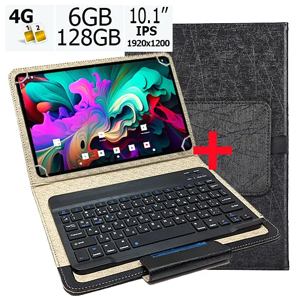 Планшет-телефон Adronix Neo Tab 10 LTE Grey 6GB/128GB DUAL SIM 10.1" IPS FULL HD 1920x1200 + Чохол із Bluetooth клавіатурою  - фото 2