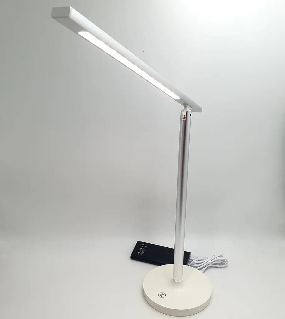 Світлодіодна LED настільна лампа, металева, 45 см, сенсорна, працює від USB, 3 рівні регулювання яскравості UKC FX-022 - фото 2