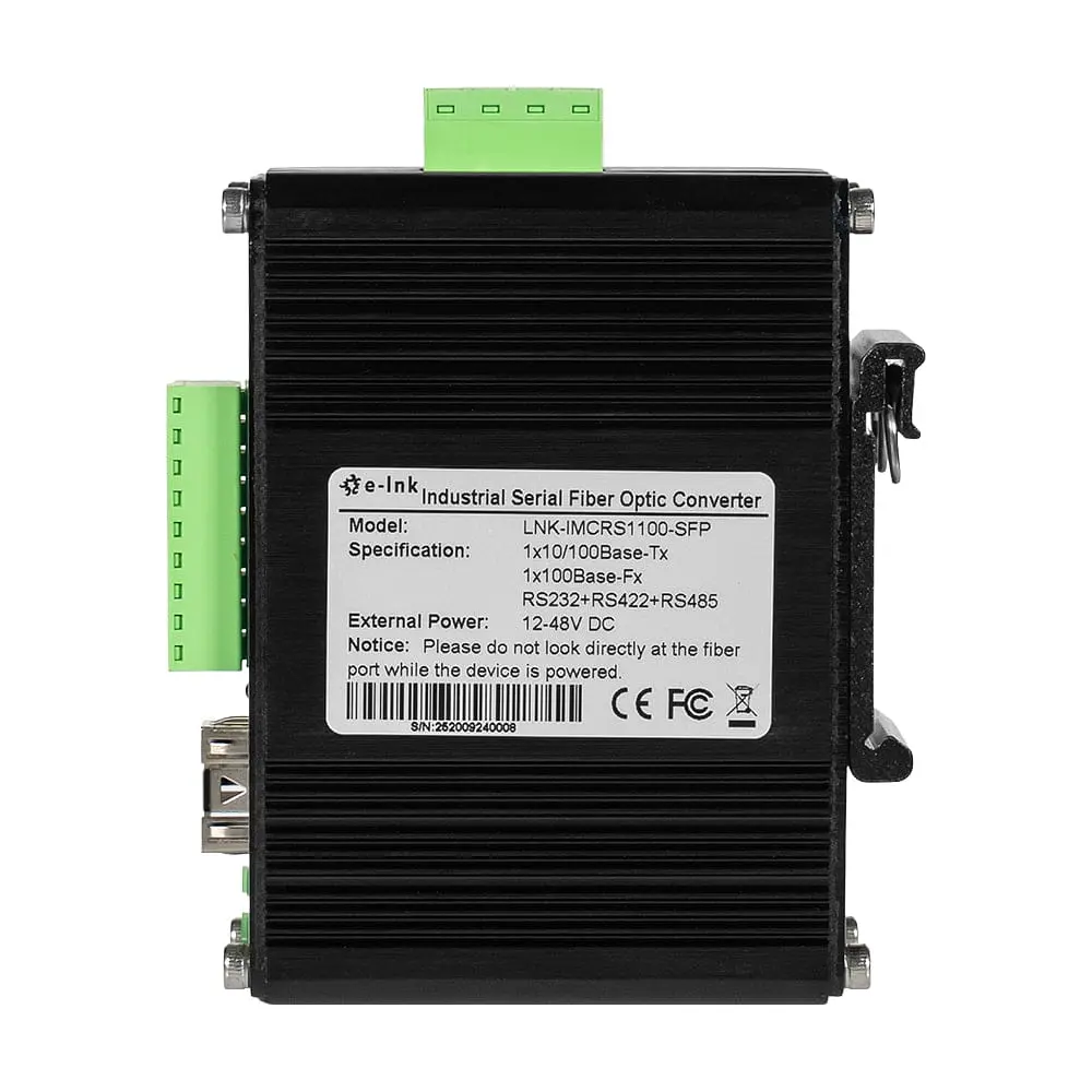 Медіаконвертер E-LINK LNK-IMCRS1100-SFP RS232/RS485/RS422 (73-00156) - фото 6