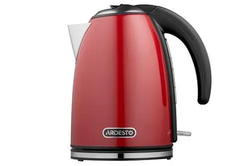 Електрочайник Ardesto EKL-F340R, Red, 2200 Вт, 1.7 л, дисковий, індикатор роботи, корпус пластик/метал