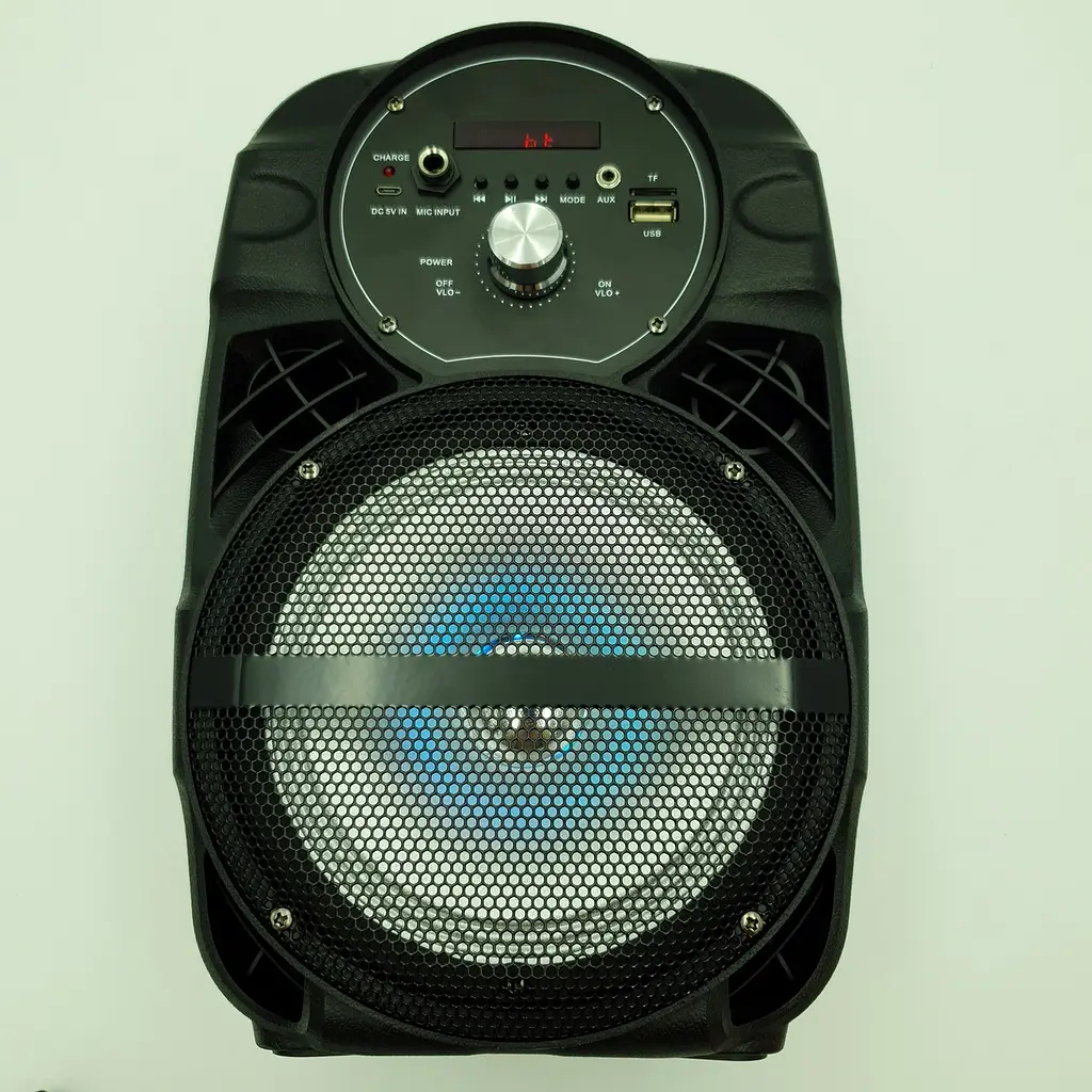 Акустична система акумуляторна бездротова Bluetooth колонка 6.5" радіо та мікрофон USB FM 15 Вт Lige A66 - фото 3