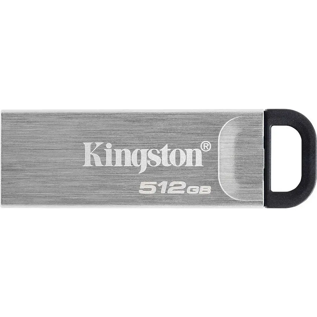 USB флеш-накопитель Kingston DataTraveler Kyson 512GB USB-A 3.2 Silver/Black (DTKN/512GB) [116035] - фото 2