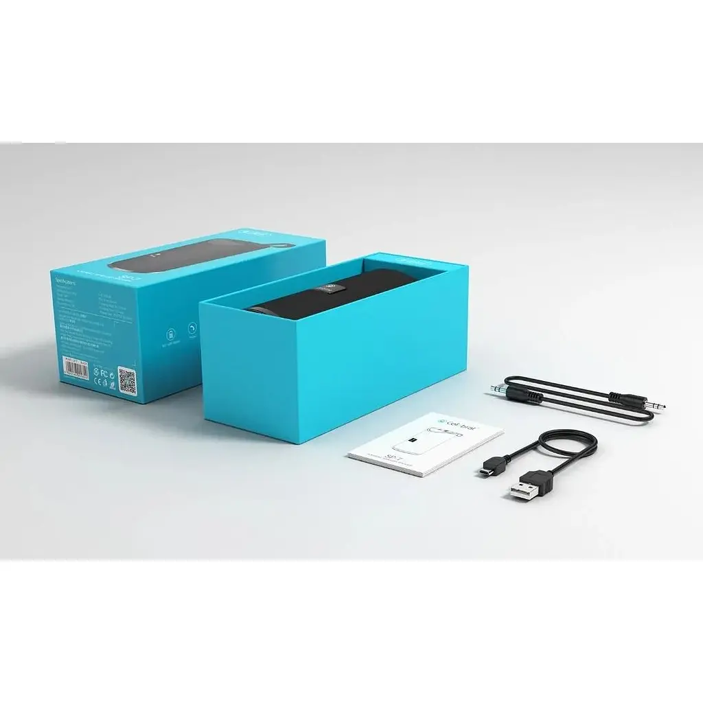 Колонка Celebrat SP-7 Portable Bluetooth Speaker Black - фото 3