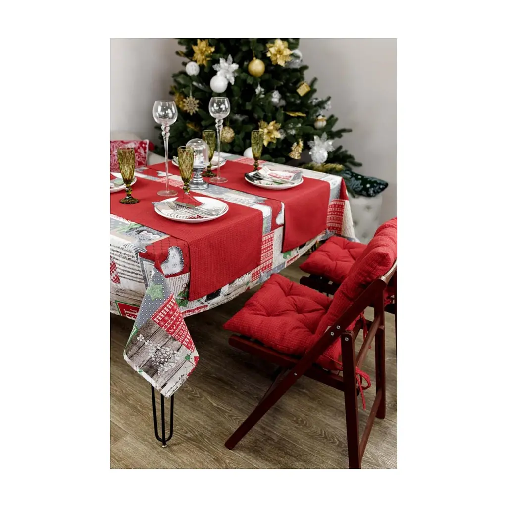Скатертина Прованс Merry Christmas 220x132 см (4823093451438) - фото 5