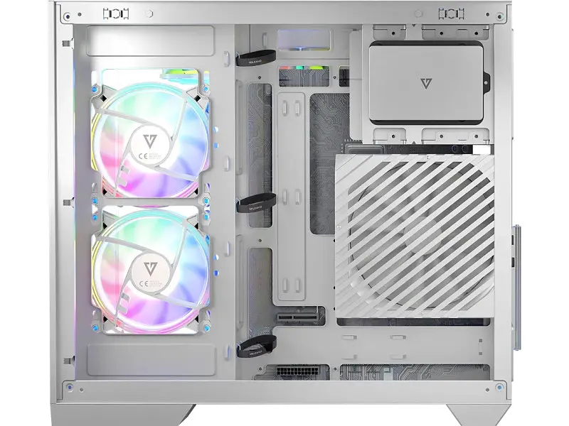 Корпус MODECOM Volcano Panorama Apex ARGB 7F Midi White (AT-PANORAMA-7F-ARGB-20-000000-0002) - фото 10