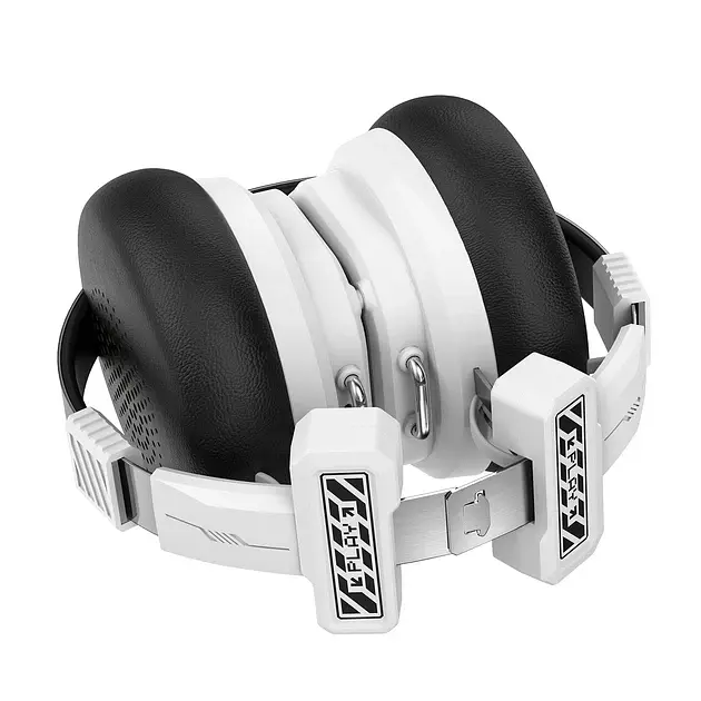 Беспроводные игровые наушники Onikuma GT803 Bluetooth гарнитура с микрофоном и шумоподавлением White (19121) - фото 4