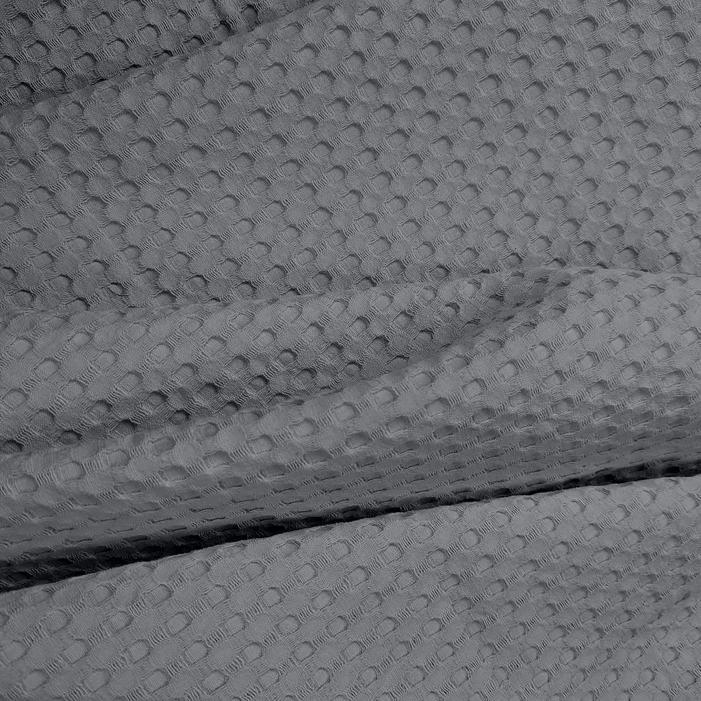Плед покривало Cosas Smoky Waffle Weave 230х240 см (Blanket_09Smoky_WaffleWeave_230x240) - фото 4