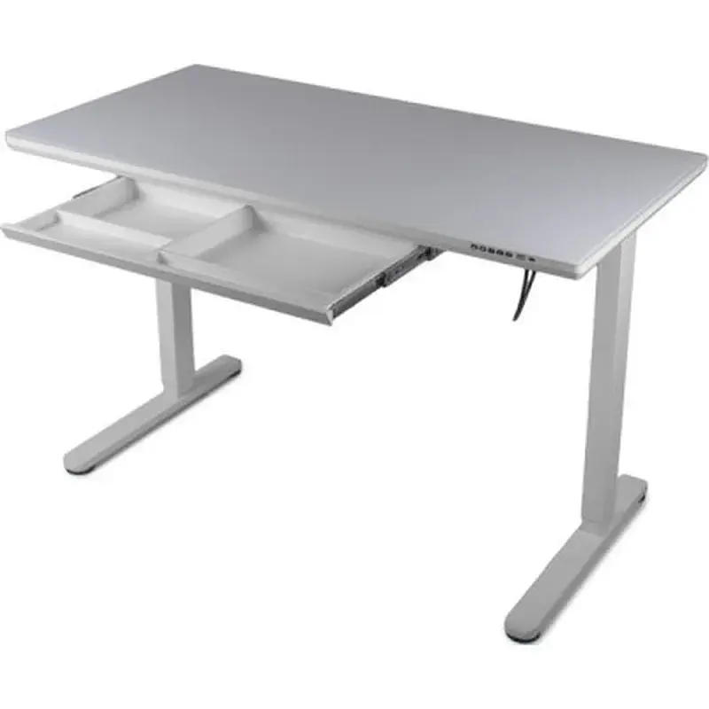 Комп'ютерний стіл Barsky StandUp white glass 1200*600 (BST-12new) - фото 2