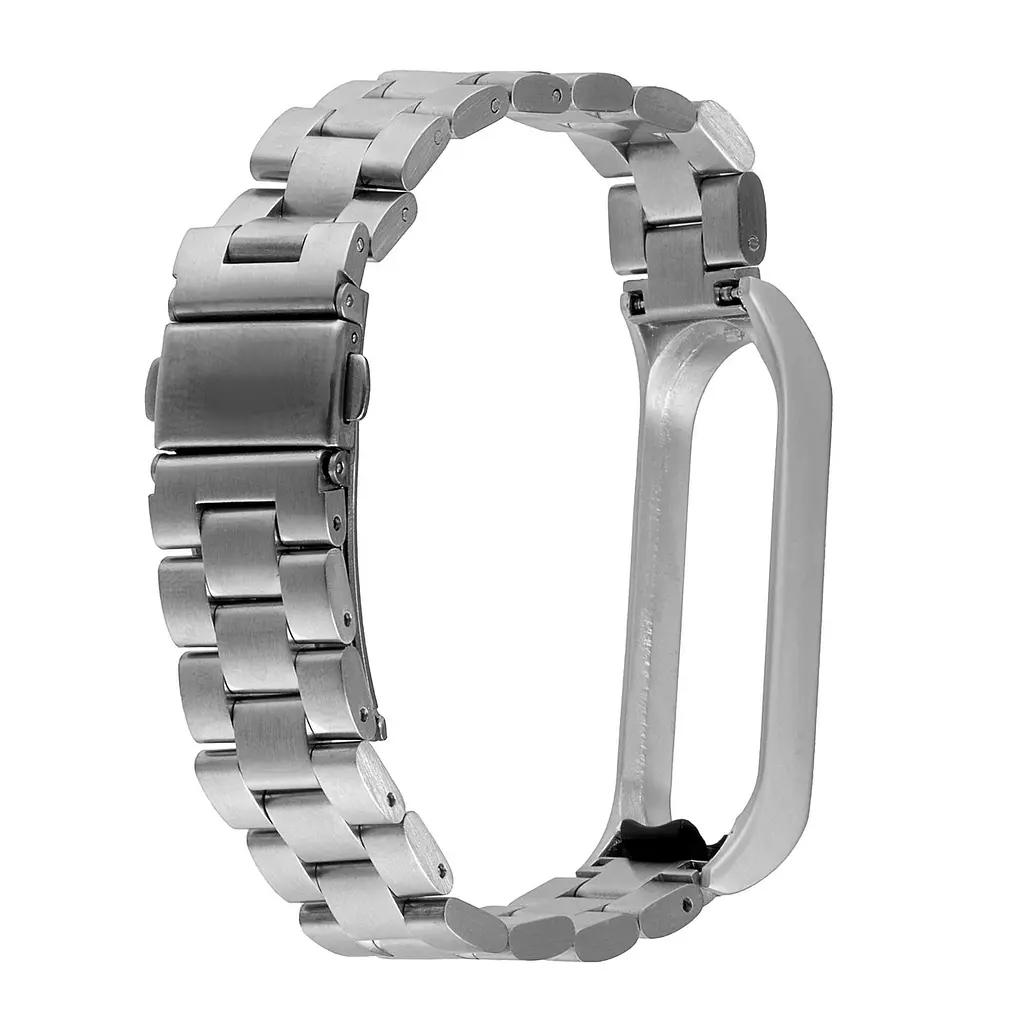 Ремінець Steel Strap Mi Band 3/4 Сріблястий - фото 2