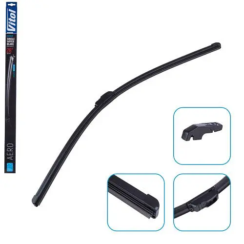 Щітка склоочищувача безкаркасна VITOL AERO 28" (700 мм)