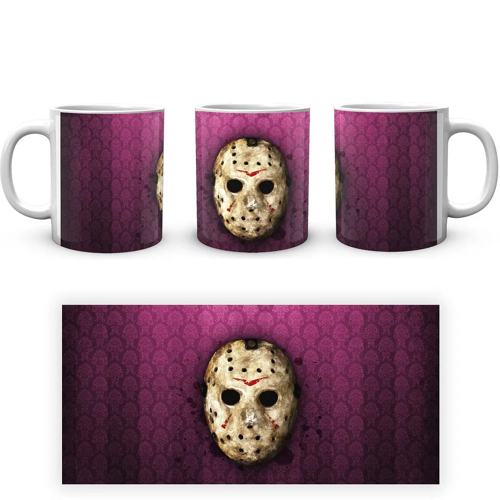 Кухоль GeekLand Friday The 13th П'ятниця 13-е Маска Джейсона FR 02.440 330 мл білий - фото 3